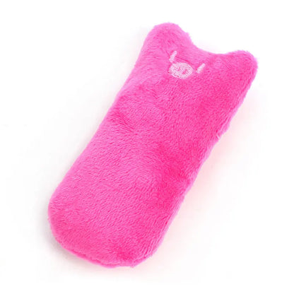 Teeth Grinding Catnip Toys Funny Interactive Plush Cat Toy Pet Kitten Chewing Vocal Toy Claws Thumb Bite Cat mint For Cats
