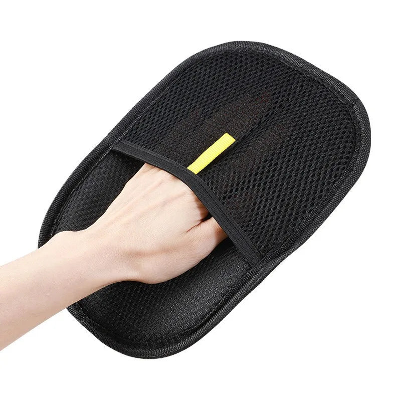 Pet Grooming Gloves Reusable Static Dedusting Brush Gloves Removing Dog Cat Hair From Sofa Carpet Clothes Pet Dog Hair Remover